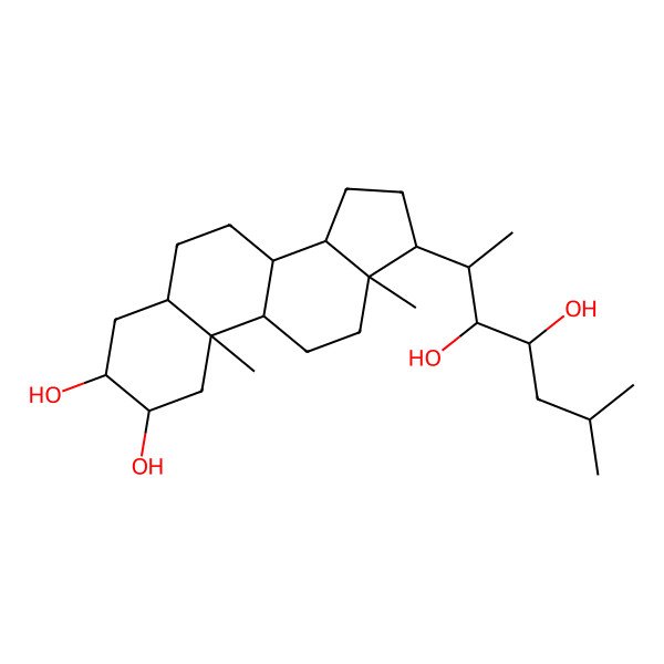 2D Structure of 6-Deoxo-28-norcastasterone