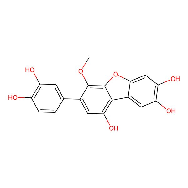 2D Structure of 6'-Desmethylcandidusin B