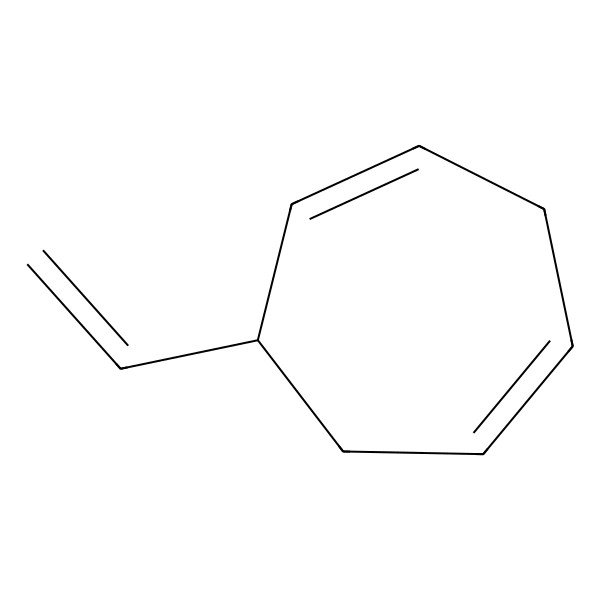 2D Structure of 6-Ethenylcyclohepta-1,4-diene