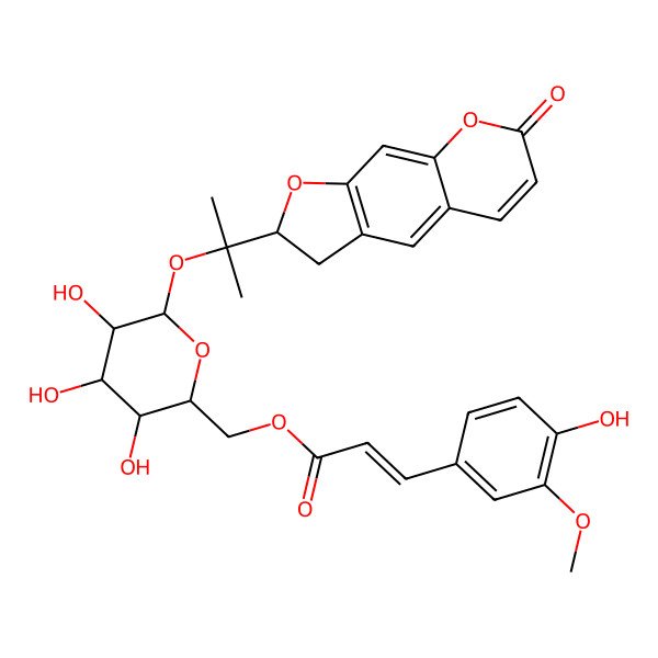 2D Structure of 6'-Feruloylnodakenin