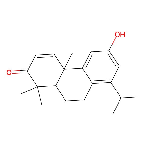 2D Structure of 6-hydroxy-1,1,4a-trimethyl-8-propan-2-yl-10,10a-dihydro-9H-phenanthren-2-one