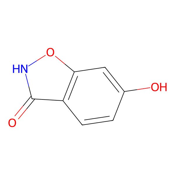 2D Structure of 6-Hydroxy-3-oxo-1,2-benzisoxazolin