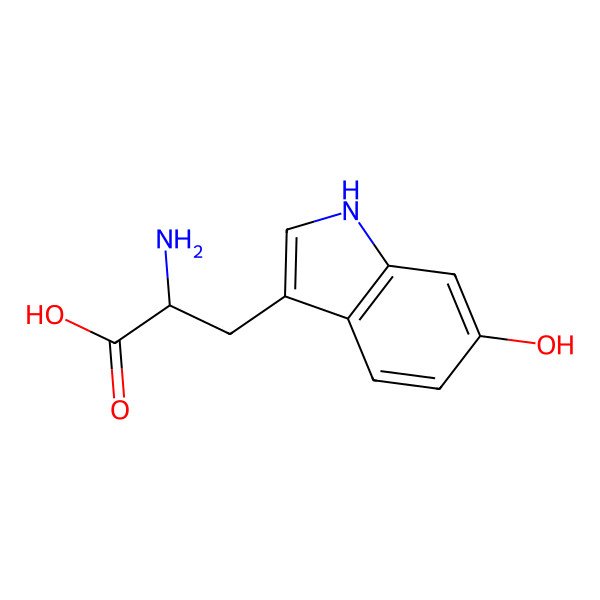 2D Structure of 6-Hydroxy-L-tryptophan