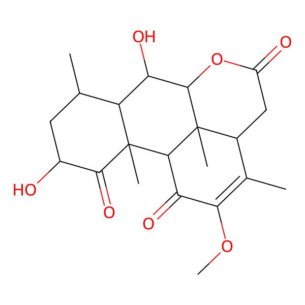 2D Structure of 6-Hydroxy picrasin B 2D Structure of 6-Hydroxy picrasin B