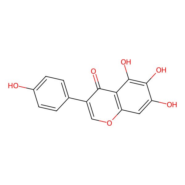 2D Structure of 6-Hydroxygenistein 2D Structure of 6-Hydroxygenistein
