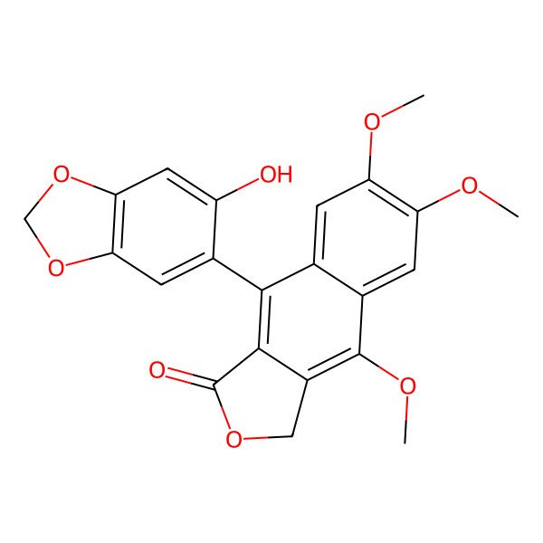 2D Structure of 6'-Hydroxyjusticidin A
