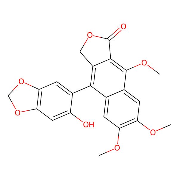 2D Structure of 6'-Hydroxyjusticidin C