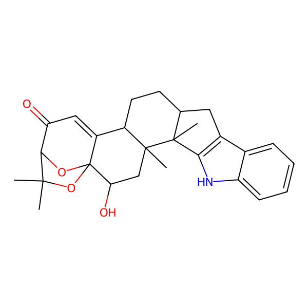 2D Structure of 6-Hydroxylpaspalinine