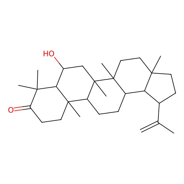 2D Structure of 6-Hydroxylup-20(29)-en-3-one