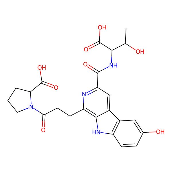 2D Structure of 6-Hydroxymetatacarboline D