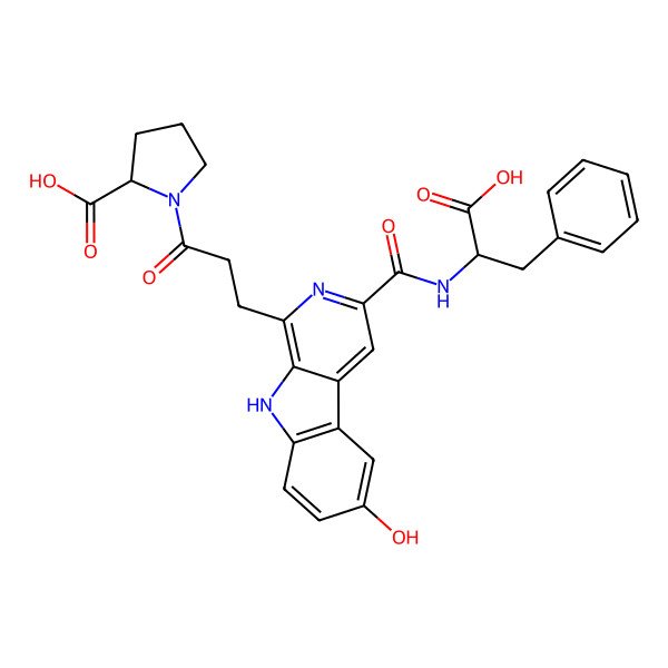 2D Structure of 6-hydroxymetatacarboline H