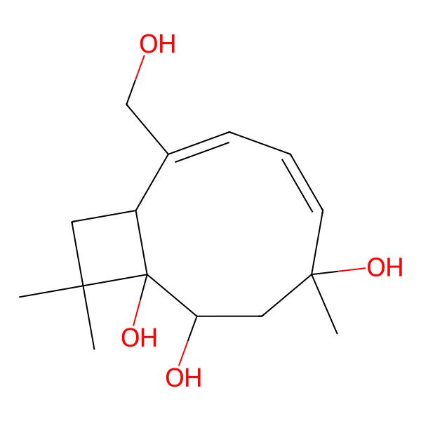 2D Structure of 6-hydroxypunctaporonin B