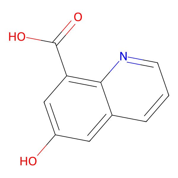2D Structure of 6-Hydroxyquinoline-8-carboxylic acid
