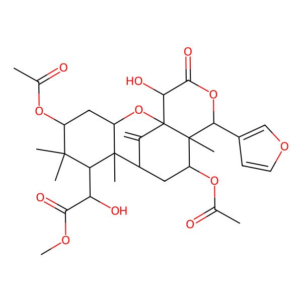 2D Structure of 6-Hydroxysandoricin