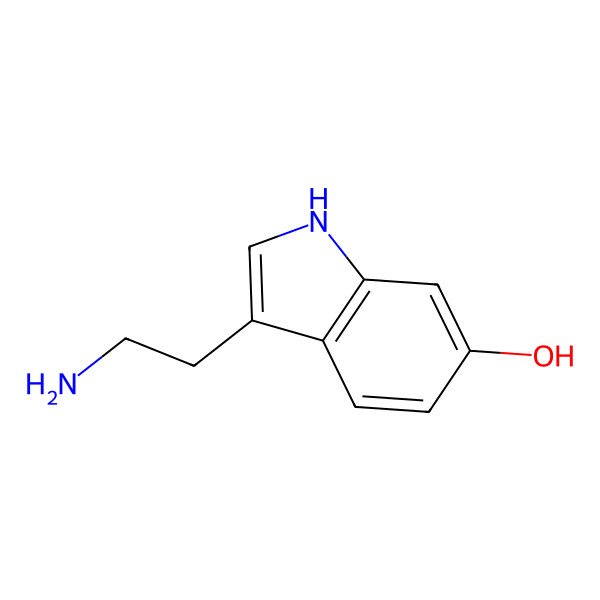 2D Structure of 6-Hydroxytryptamine