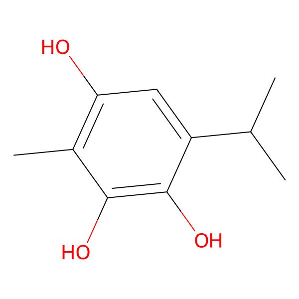 2D Structure of 6-Isopropyl-3-methylbenzene-1,2,4-triol 2D Structure of 6-Isopropyl-3-methylbenzene-1,2,4-triol