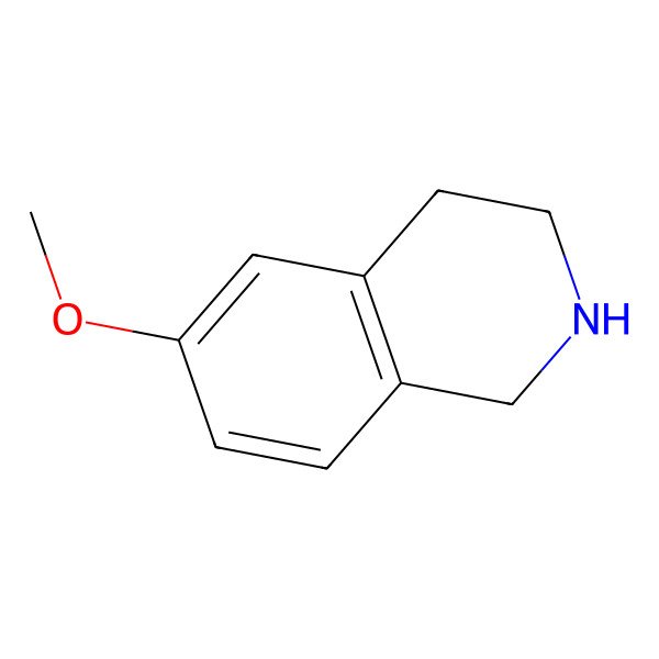 2D Structure of 6-Methoxy-1,2,3,4-tetrahydroisoquinoline