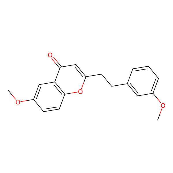 2D Structure of 6-Methoxy-2-[2-(3-methoxyphenyl)ethyl] chromone
