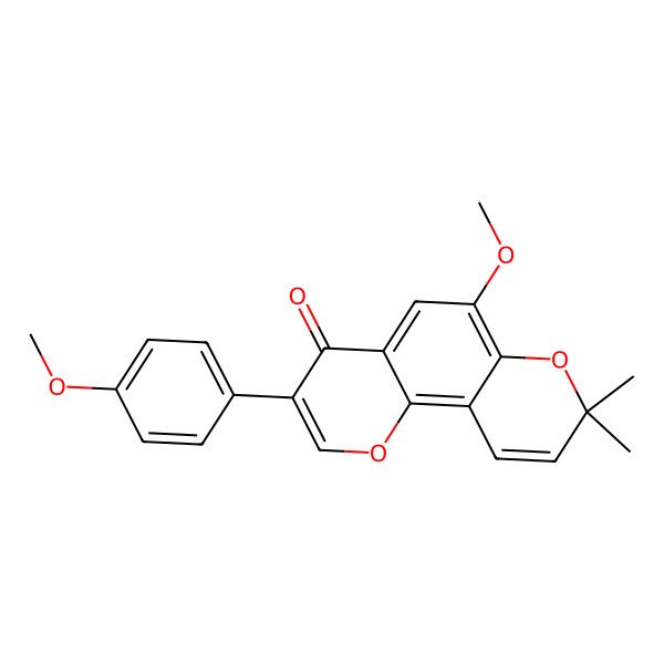 2D Structure of 6-Methoxycalopogonium isflavone A