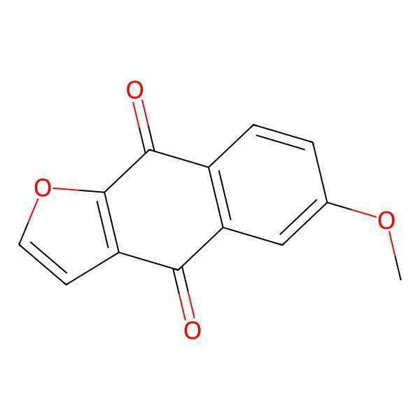 2D Structure of 6-Methoxybenzo[f][1]benzofuran-4,9-dione