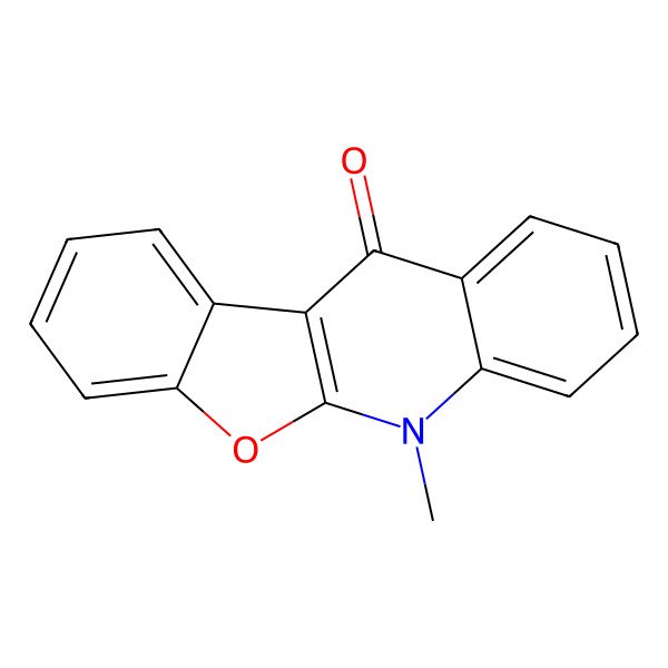 2D Structure of 6-Methyl-[1]benzofuro[2,3-b]quinolin-11-one