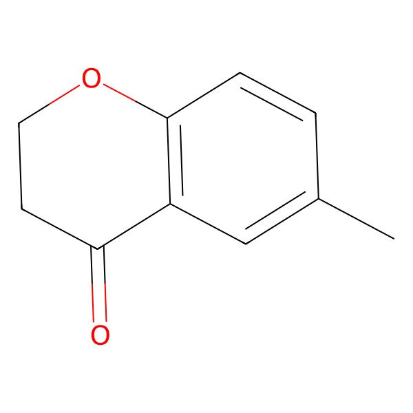 2D Structure of 6-Methyl-4-chromanone