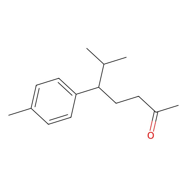 2D Structure of 6-Methyl-5-(4-methylphenyl)heptan-2-one