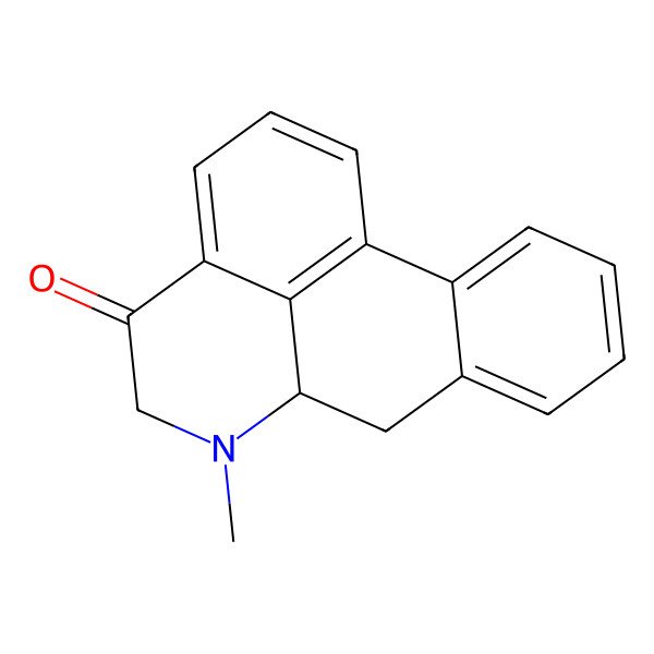 2D Structure of 6-methyl-5,6,6a,7-tetrahydro-4H-dibenzo[de,g]quinolin-4-one