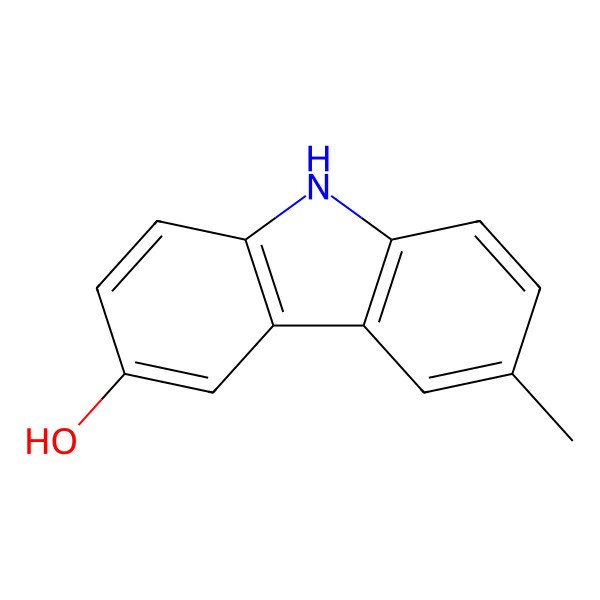 2D Structure of 6-methyl-9H-carbazol-3-ol 2D Structure of 6-methyl-9H-carbazol-3-ol