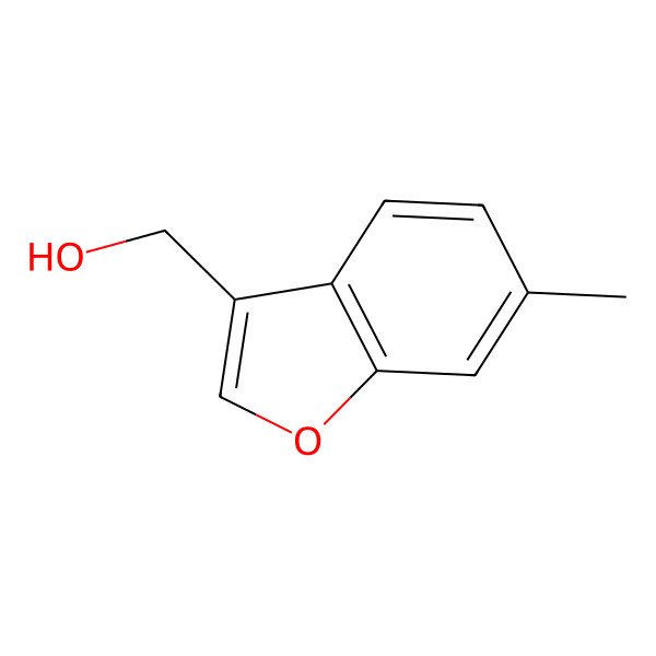 2D Structure of (6-Methylbenzofuran-3-yl)methanol