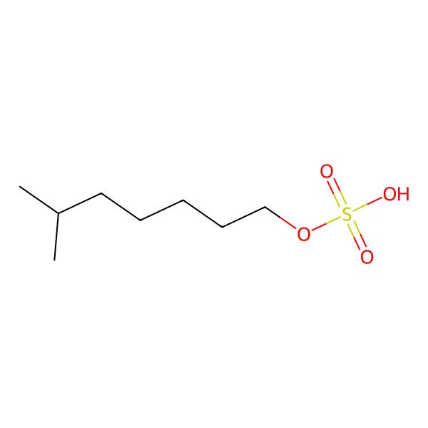 2D Structure of 6-Methylheptyl sulfate