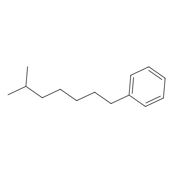 2D Structure of (6-Methylheptyl)benzene 2D Structure of (6-Methylheptyl)benzene