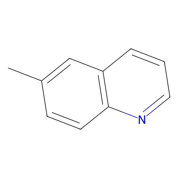 2D Structure of 6-Methylquinoline