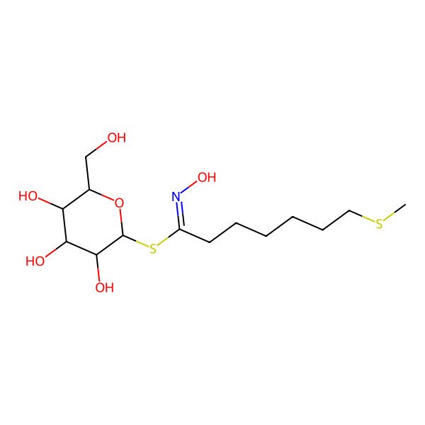 2D Structure of 6-(Methylthio)hexyldesulfoglucosinolate