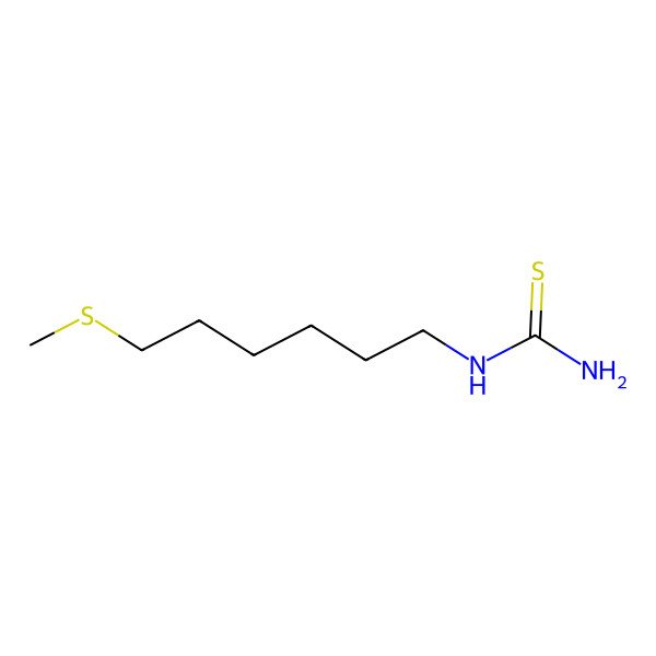 2D Structure of 6-Methylthiohexylthiourea 2D Structure of 6-Methylthiohexylthiourea
