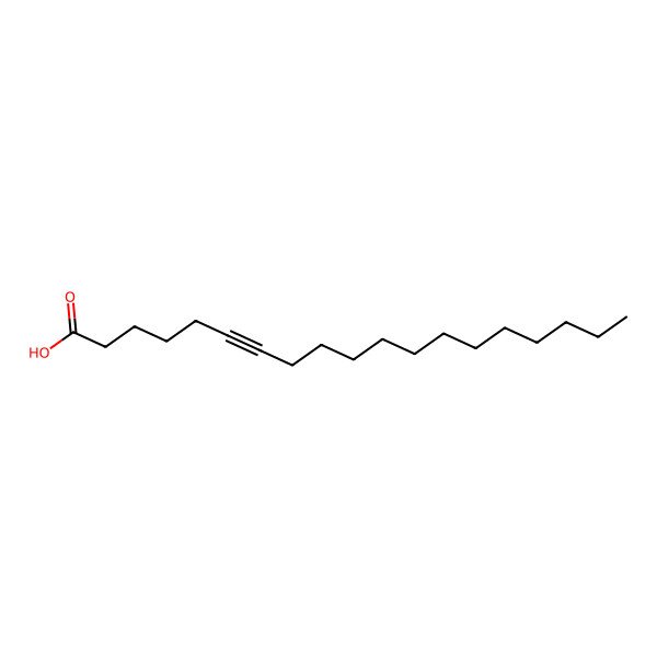 2D Structure of 6-Nonadecynoic Acid