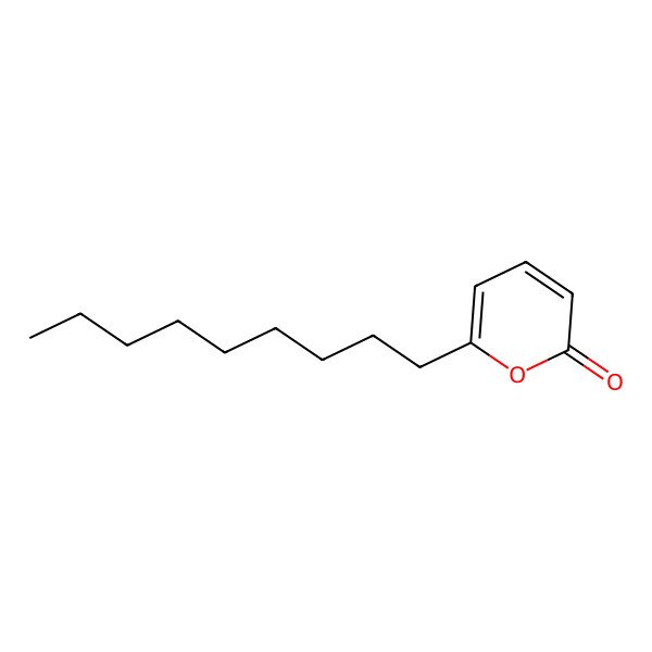 2D Structure of 6-nonyl-2H-pyran-2-one