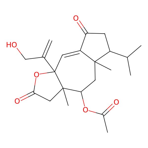 2D Structure of 6-O-acety-trichaurantin
