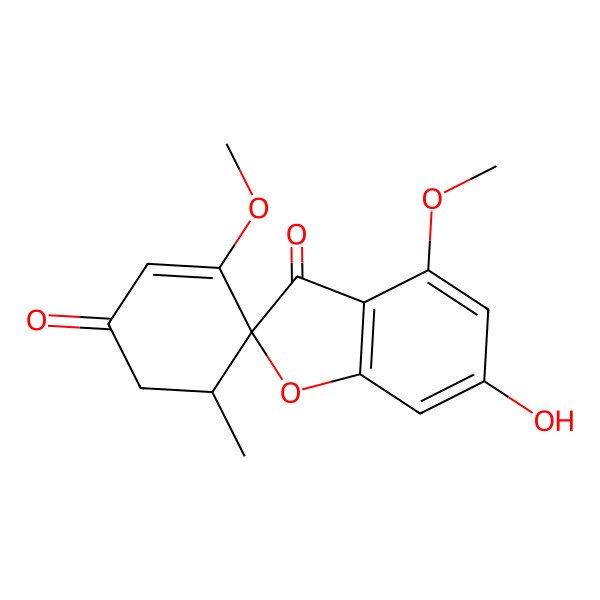 2D Structure of 6-O-desmethyldechlorogriseofulvin