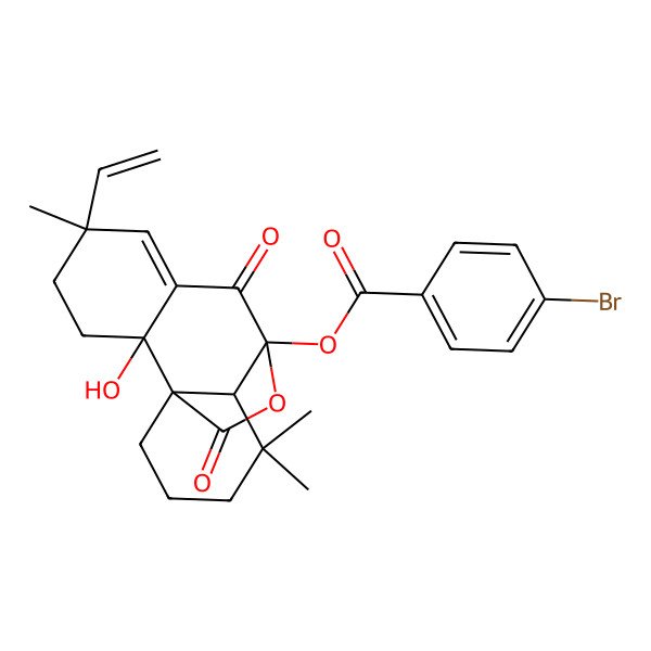 2D Structure of 6-O-p-bromobenzoyl sphaeropsidin A