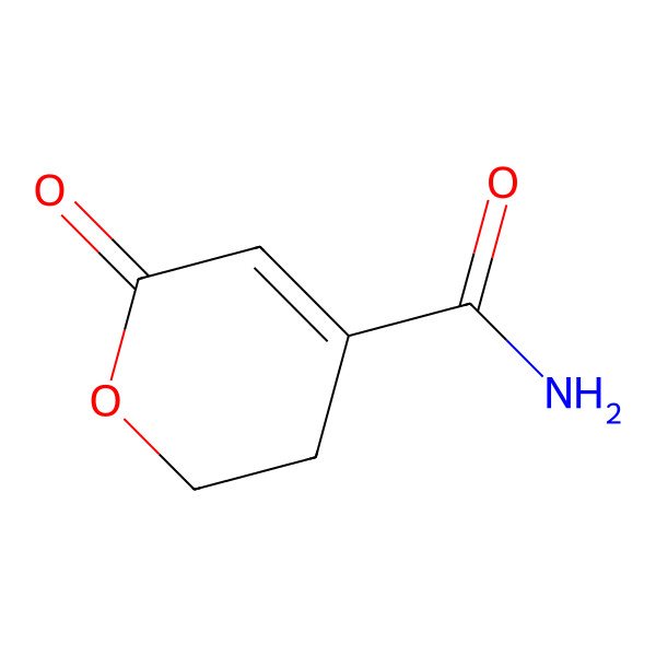 2D Structure of 6-Oxo-2,3-dihydropyran-4-carboxamide