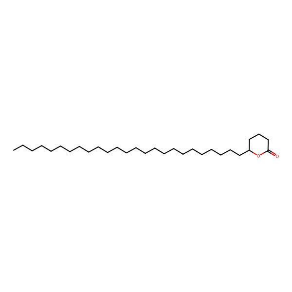 2D Structure of 6-Pentacosyloxan-2-one