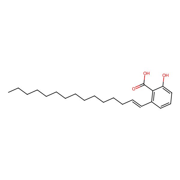 2D Structure of 6-Pentadecenyl salicylic acid