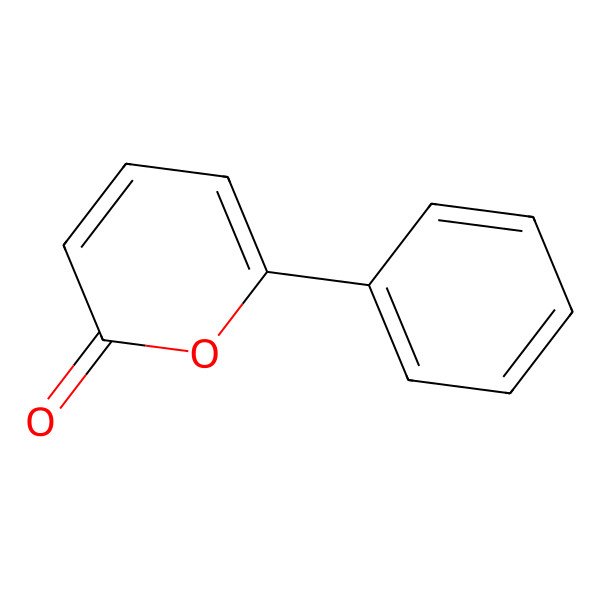 2D Structure of 6-phenyl-2H-pyran-2-one