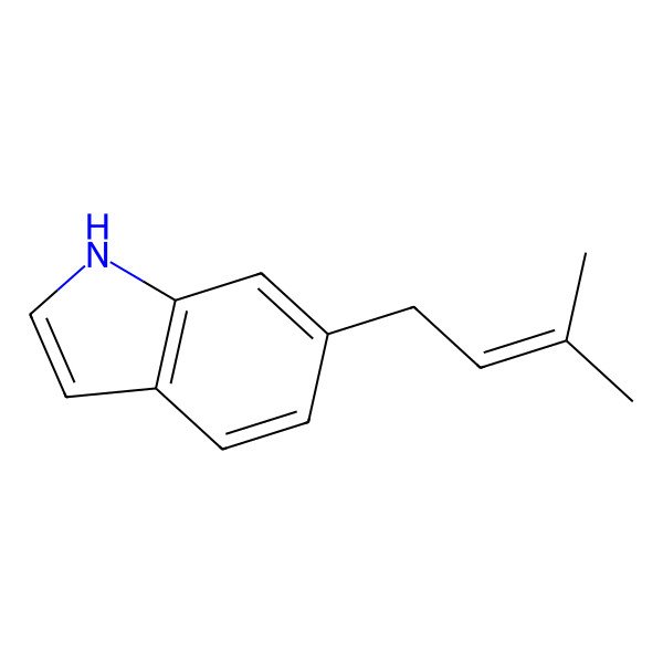 2D Structure of 6-Prenylindole 2D Structure of 6-Prenylindole