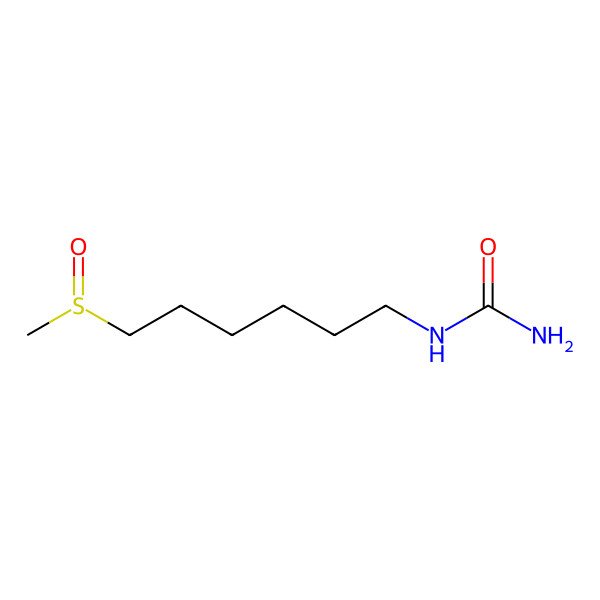 2D Structure of 6-[(S)-methylsulfinyl]hexylurea