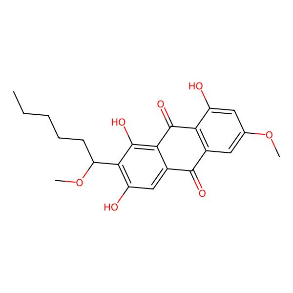 2D Structure of 6,1'-O,O-dimethylaverantin