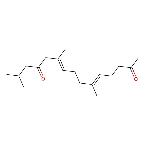 2D Structure of 6,10,14-Trimethylpentadeca-5,9-diene-2,12-dione