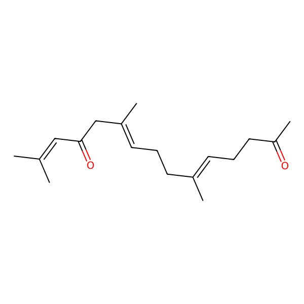 2D Structure of 6,10,14-Trimethylpentadeca-5,9,13-triene-2,12-dione