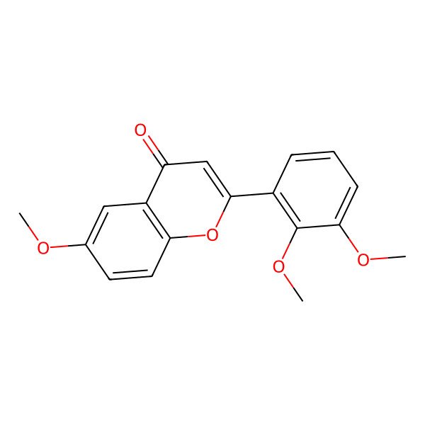 2D Structure of 6,2',3'-Trimethoxyflavone